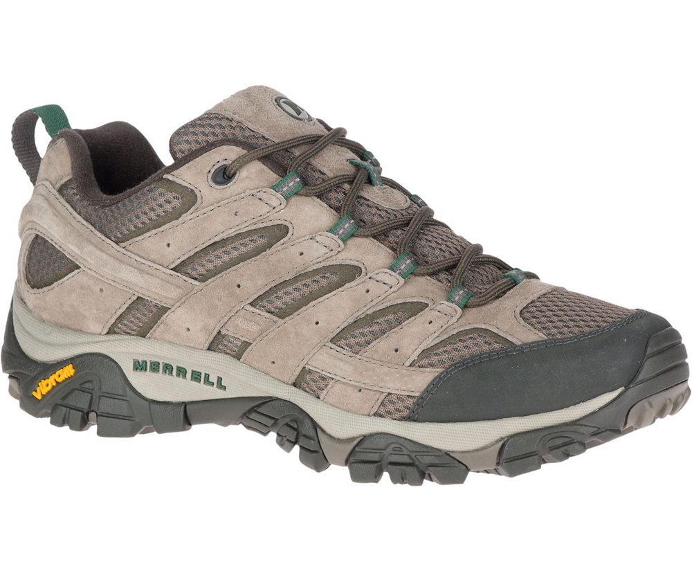 Buty Trekkingowe Merrell Męskie Szare - Moab 2 Ventilator - 052647-QMG